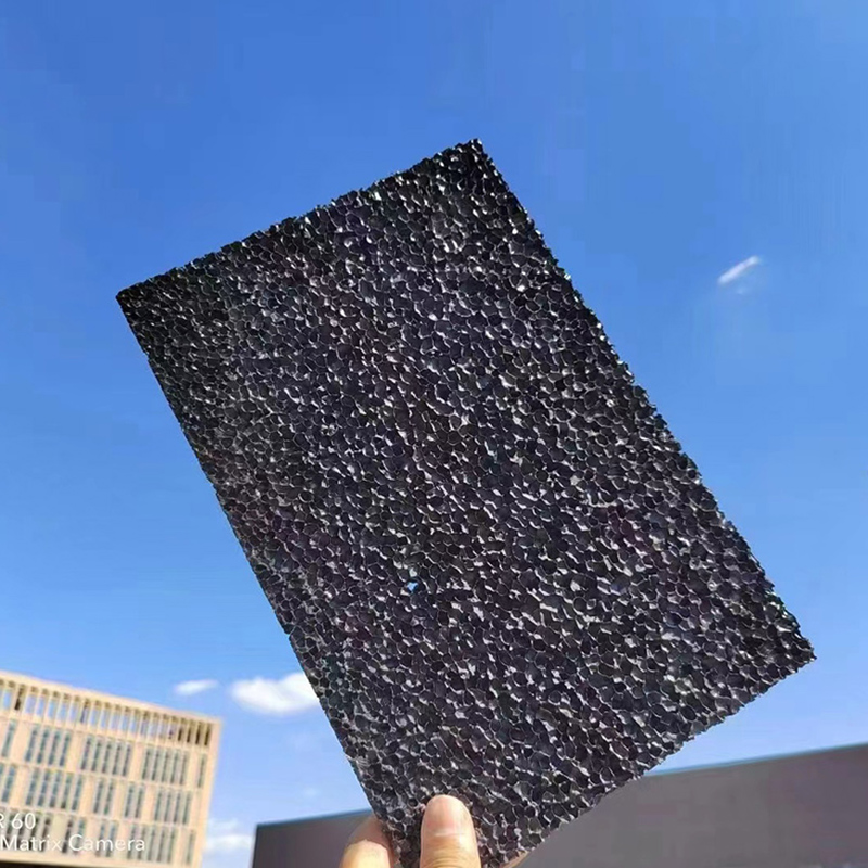 10mm Through Hole Stock Foamed Aluminium Sheet