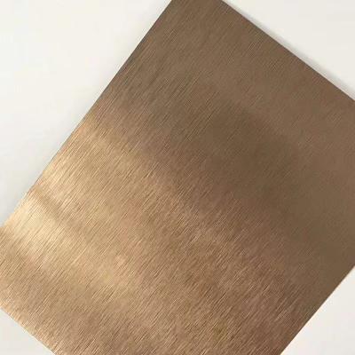 Brushed Gold Sublimated Aluminum Plate