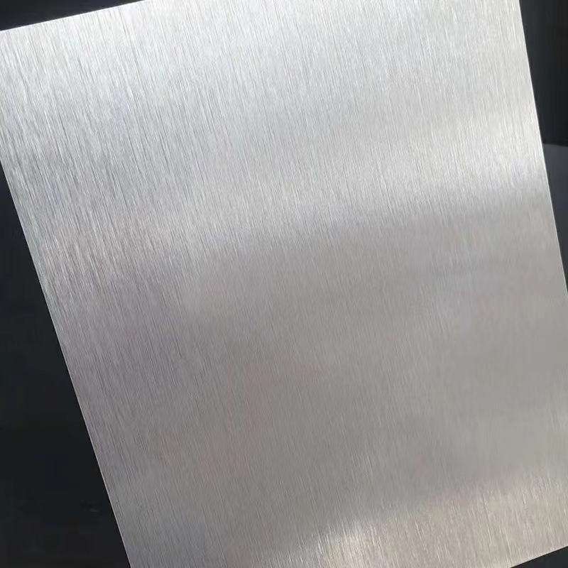 Brushed silver Sublimated Aluminum Plate
