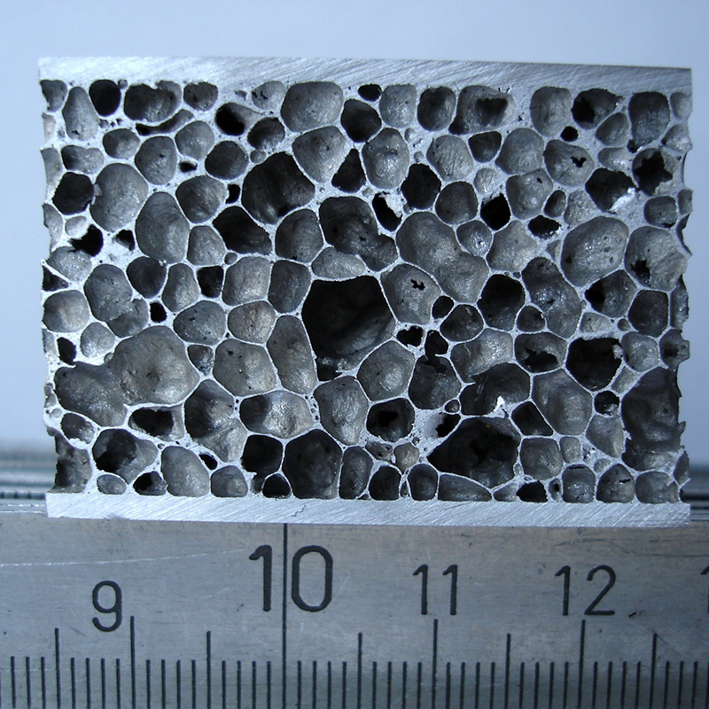 Feuille de mousse d'aluminium à cellules fermées de 5 mm
