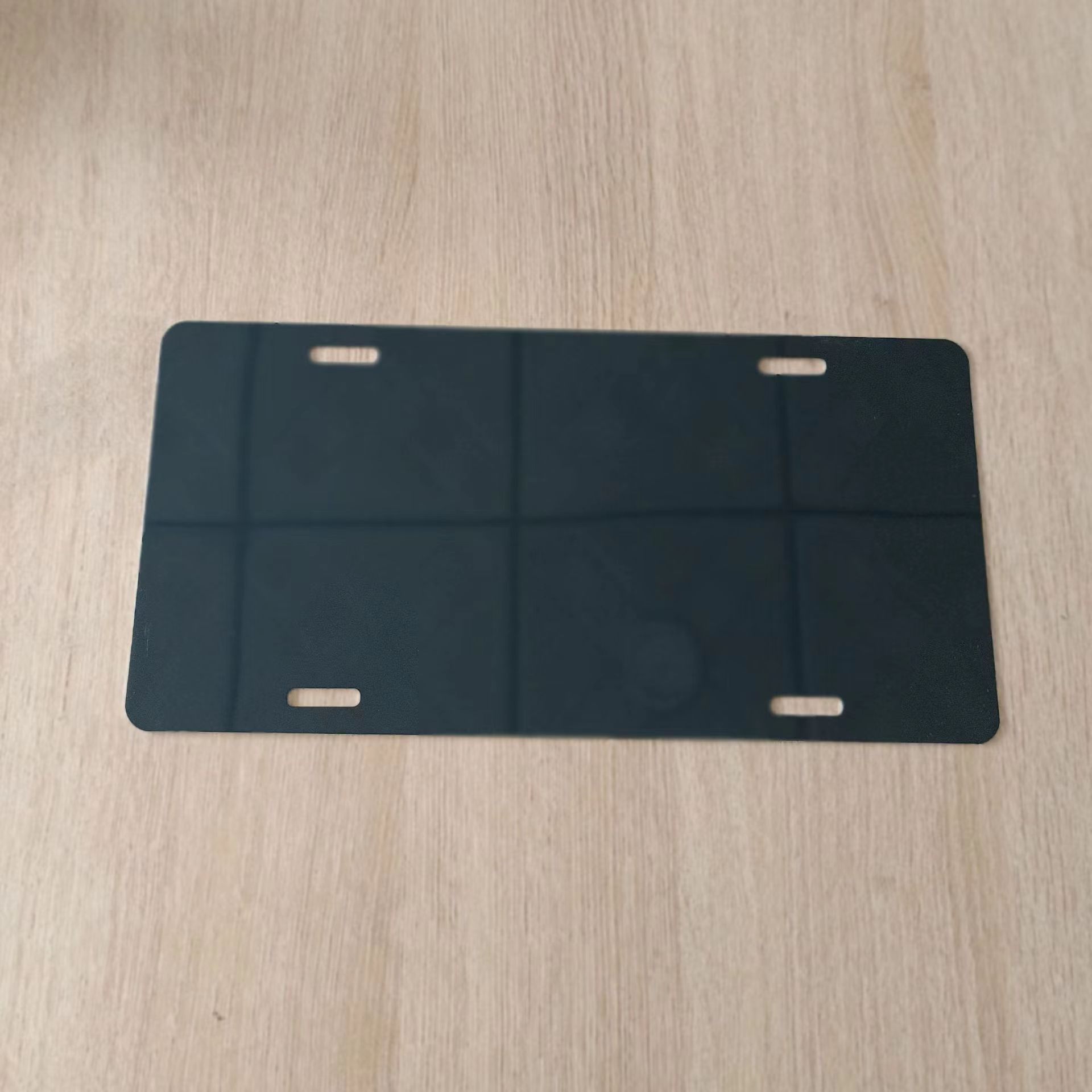 black Sublimation License Plate