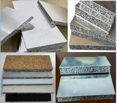 Panneau composite en mousse d'aluminium