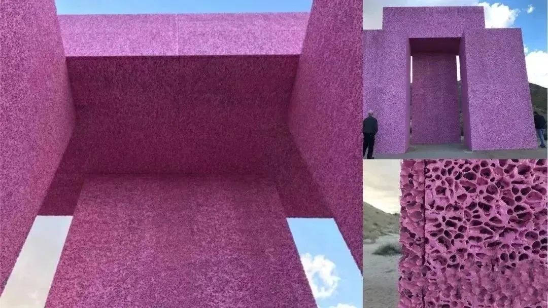 Mousse d'aluminium colorée à trou traversant