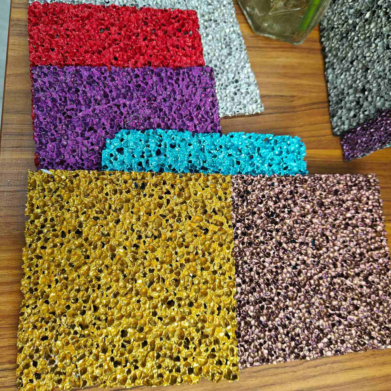 Customizable Color for Translucent Aluminum Foam
