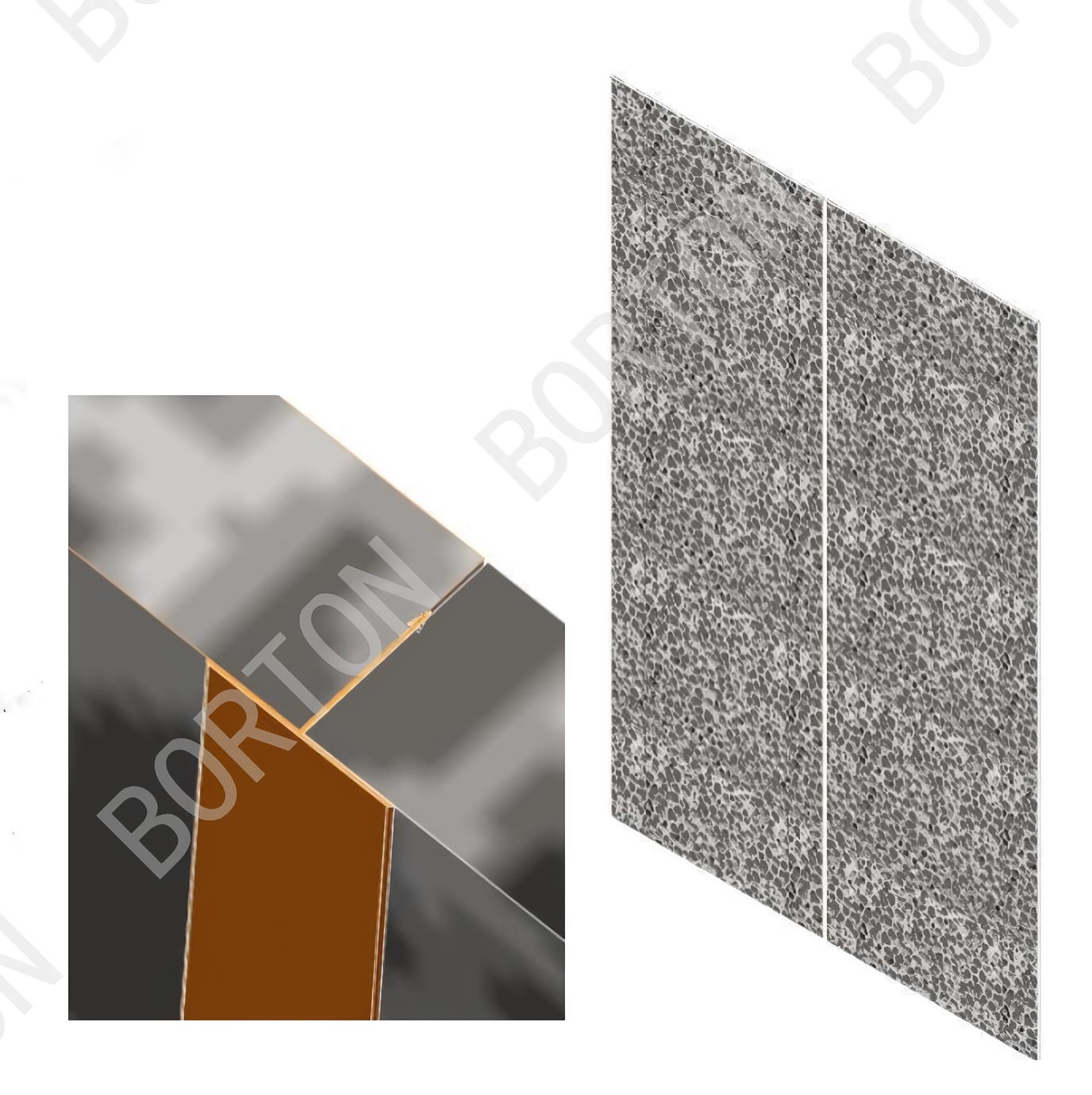 10mm Through Hole Stock Foamed Aluminium Sheet 10mm Through Hole Stock Foamed Aluminium Sheet