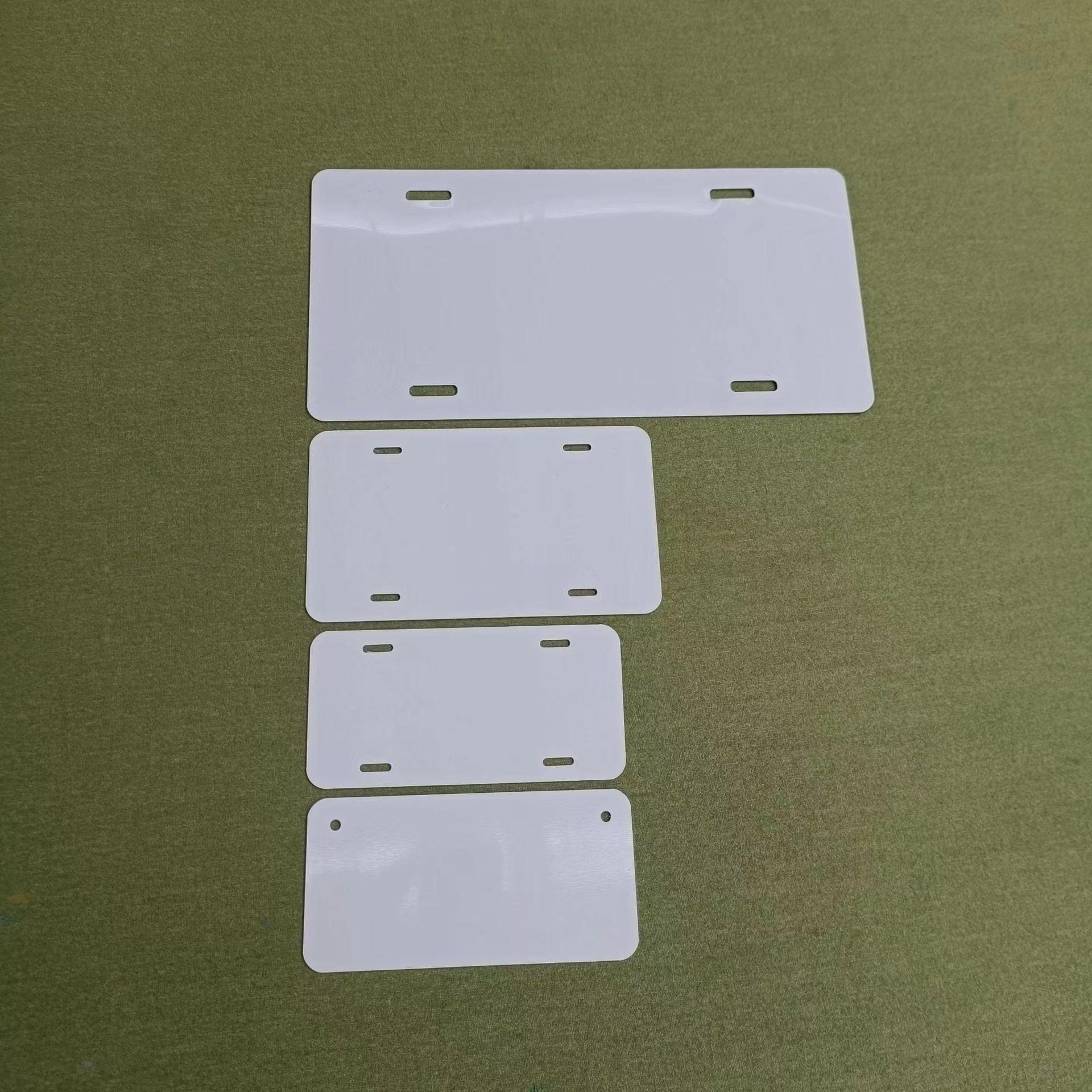 stock size license plate