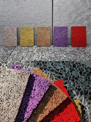 Colored Through Hole Aluminum Foam