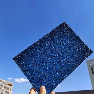 10mm Through Hole Stock Foamed Aluminium Sheet