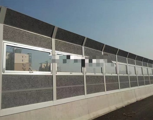 Barrière en mousse d'aluminium