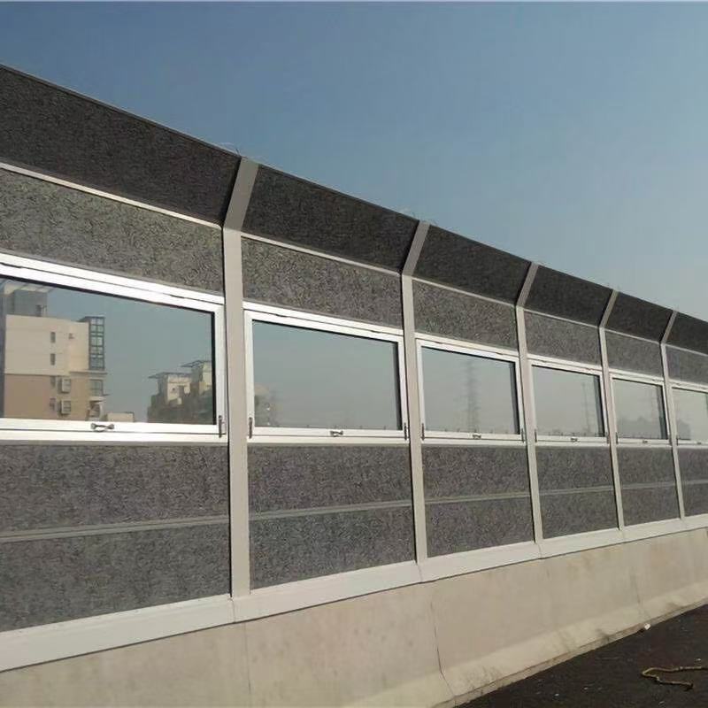 Aluminum foam noise barriers along the highway