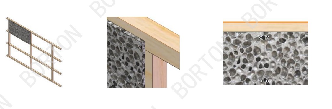 Feuille de mousse d'aluminium à cellules fermées de 5 mm