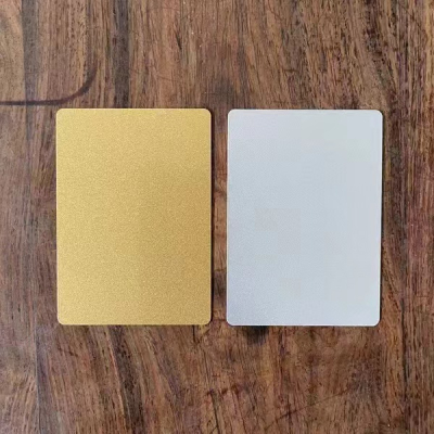 sublimation aluminium card