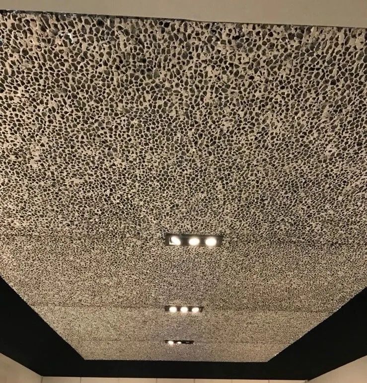 Translucent aluminum foam for construction